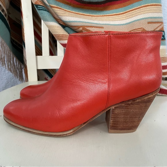 Rachel Comey Mars Orange Boots Ankle Booties 9.5 - Picture 4 of 15